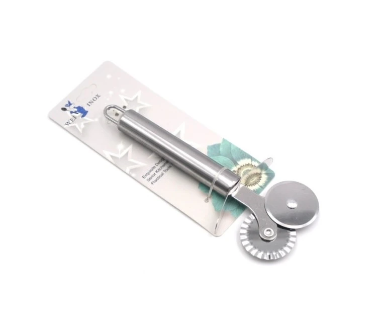 Cutit inox rola dubla taiat pizza Wei A-11976